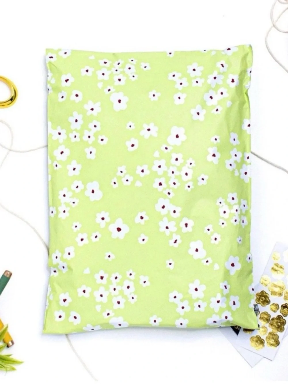 Floral and Green 10x13 Poly Mailer (pack of 10)